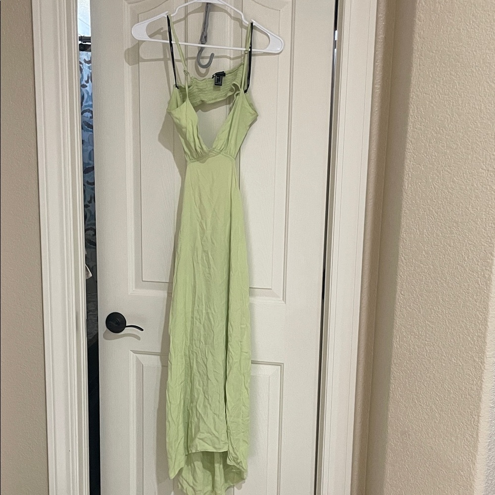 Forever 21 Light Green High Low Dress